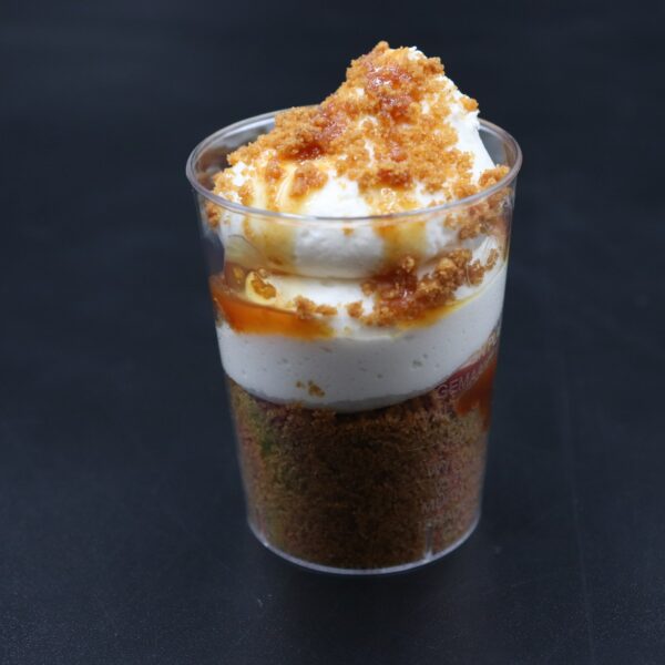 Verrine chantilly spéculoos caramel