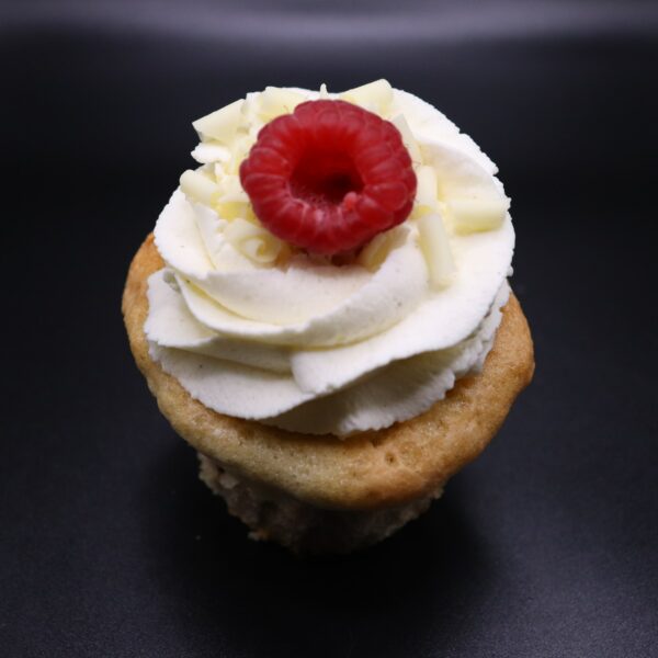 Cupcake framboise chocolat blanc