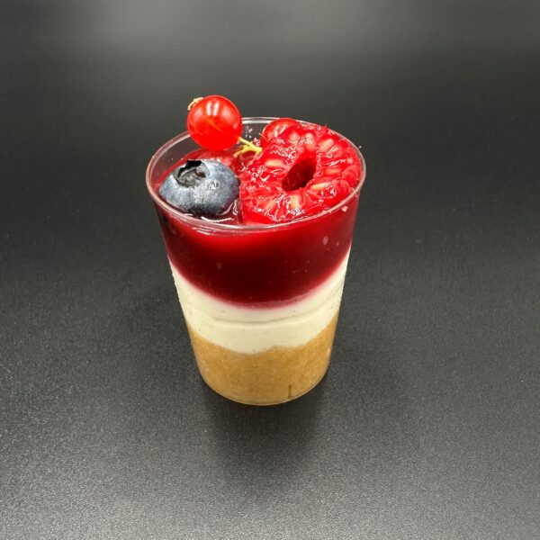 Verrine cheescake fruits rouge